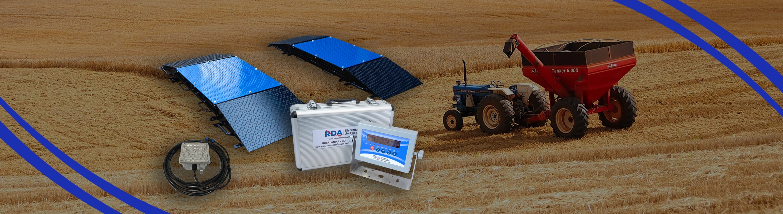 Balança Sapatas 40T Agrícola/Industrial